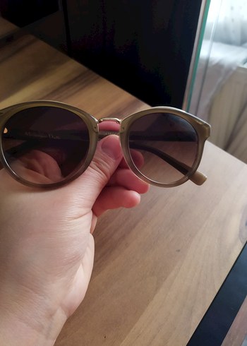 Şeffaf Bej Retro Kadın Gözlüğü - Görsel 3