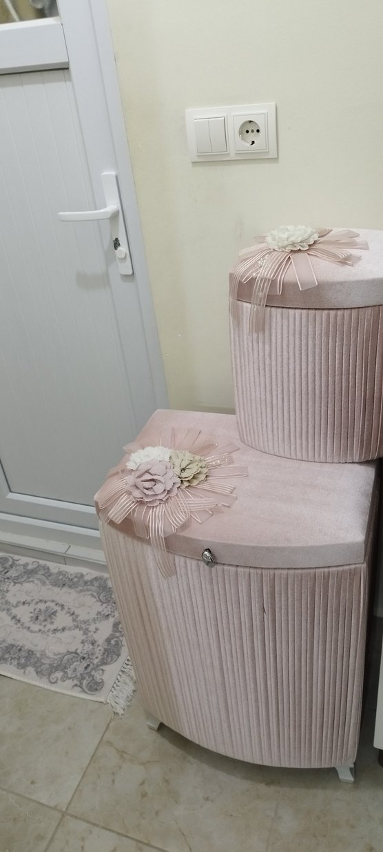 banyo kirli sepeti-çöp kovası seti - Görsel 4