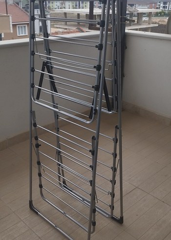 Gri Çok Katmanlı Kurutma Askısı - Görsel 4