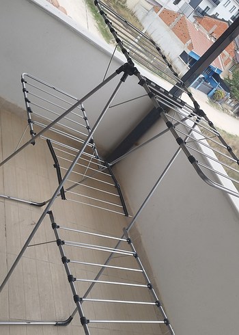 Gri Çok Katmanlı Kurutma Askısı - Görsel 2