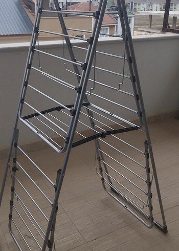 Gri Çok Katmanlı Kurutma Askısı - Görsel 3