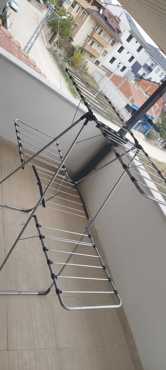 Gri Çok Katmanlı Kurutma Askısı - Görsel 2