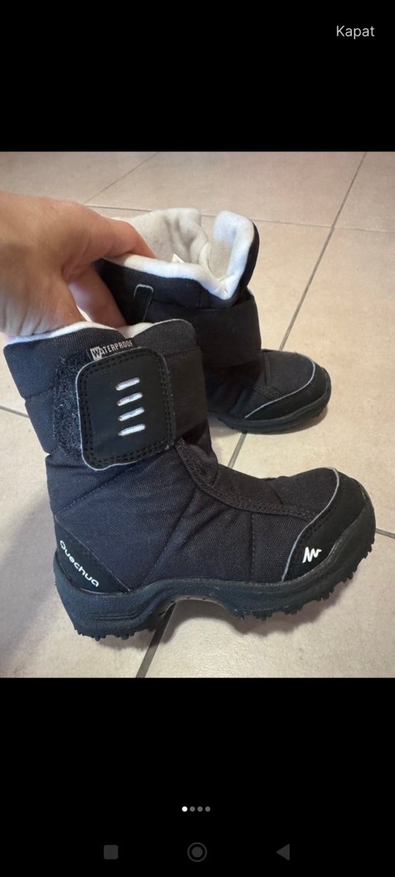 Siyah Erkek dekathılon  Spor Ayakkabısı 27 numara - Görsel 3