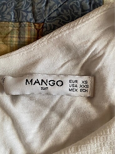 xs Beden beyaz Renk Bluz MANGO