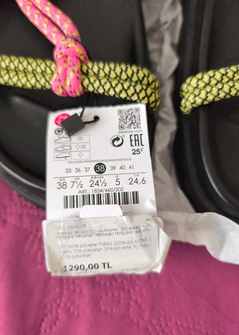 38 Beden bershka Renkli Kadın Sandalet