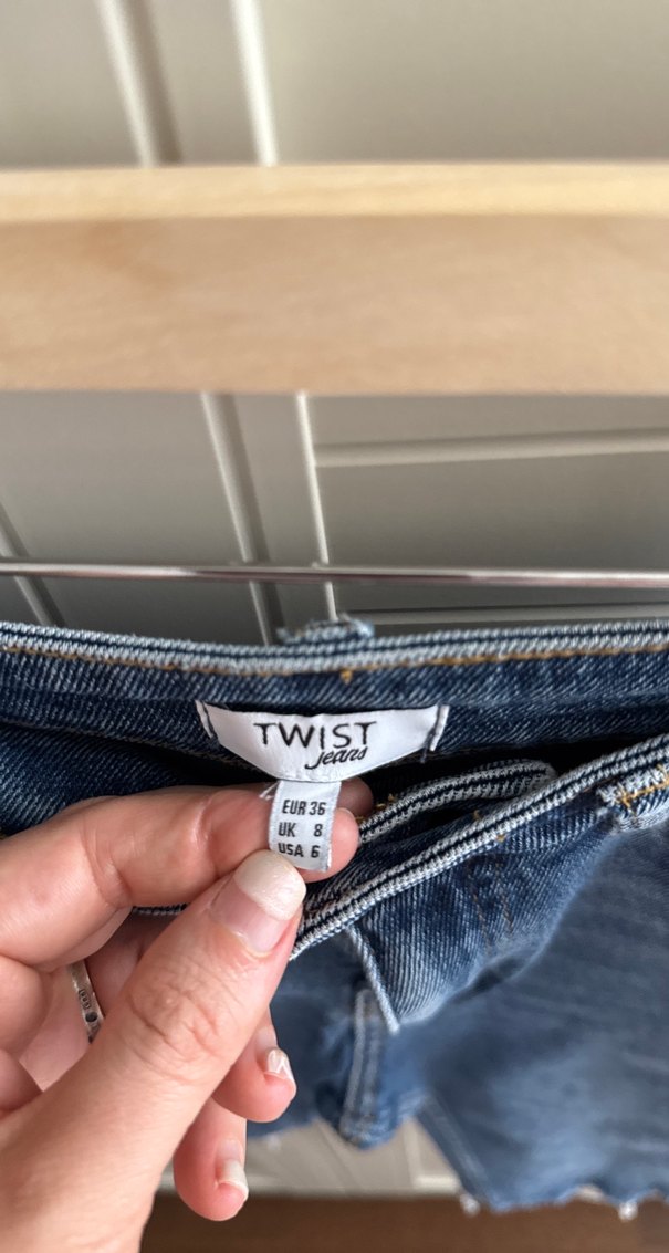 Kadın Midi Kot Şort - Görsel 2