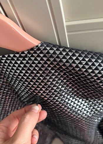 Gri Yılan Desenli Deri Biker Ceket - Görsel 4