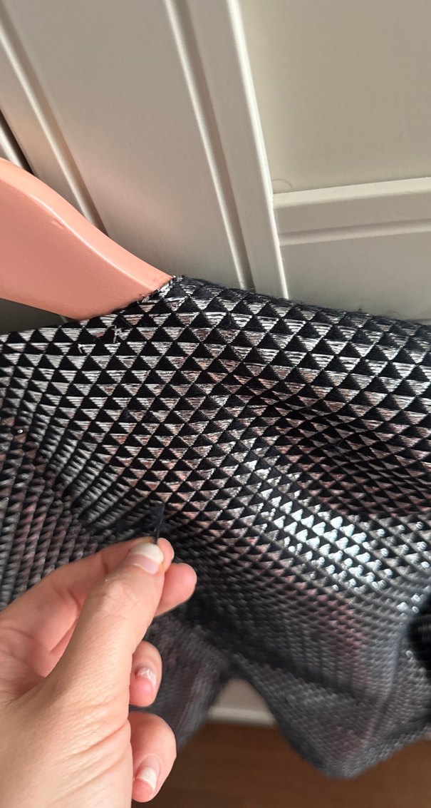 Gri Yılan Desenli Deri Biker Ceket - Görsel 4