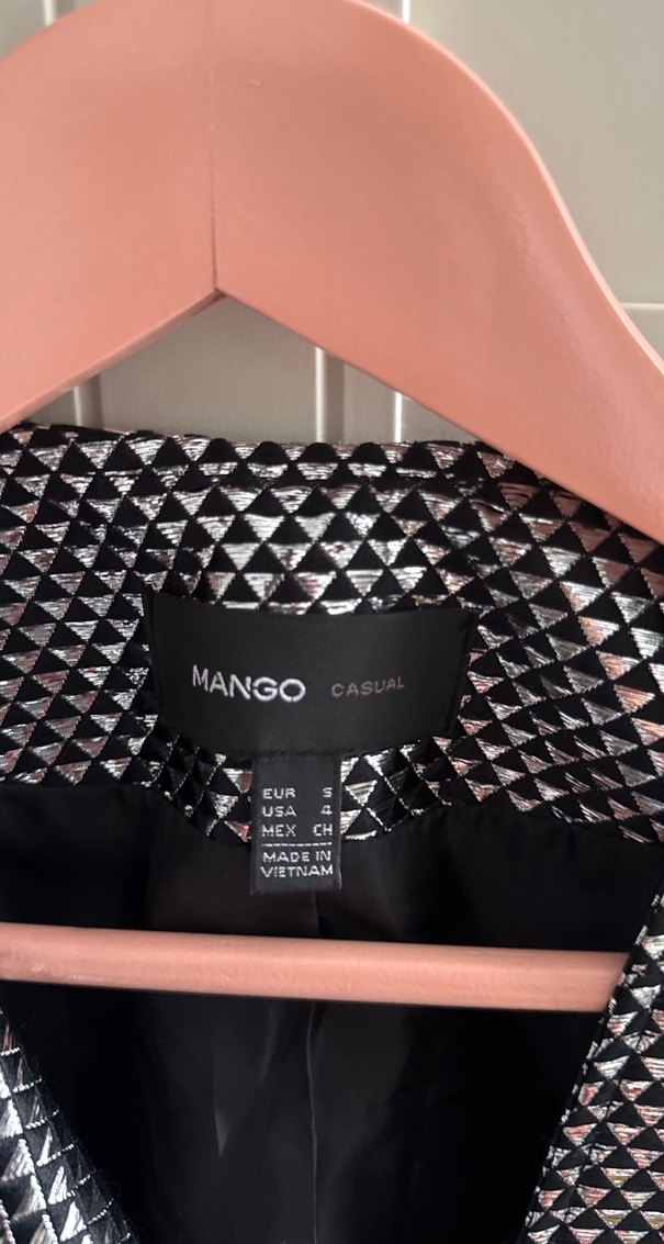 Gri Yılan Desenli Deri Biker Ceket - Görsel 2