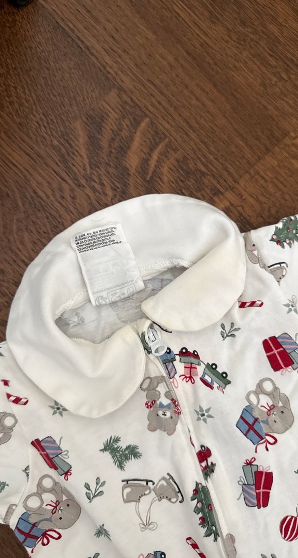 Bebek Erkek Beyaz Baskılı Tulum - Görsel 2