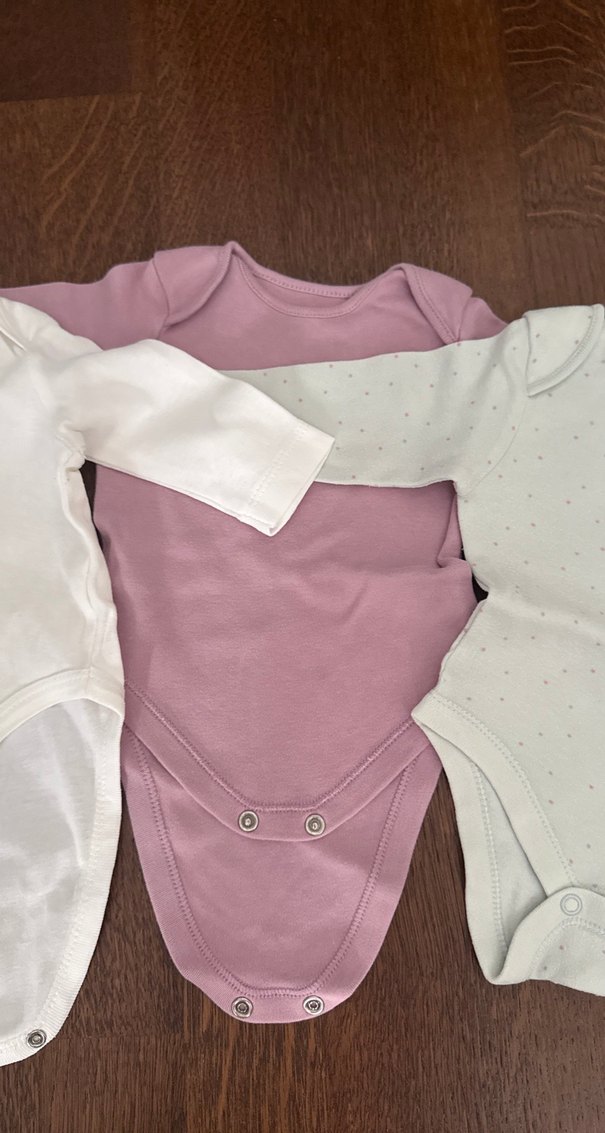 Uzun Kollu Bebek Kız Body Seti, Dantel Detaylı - Görsel 5