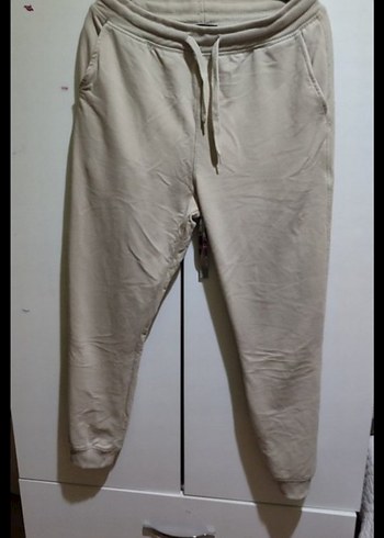 Bej Rahat Kesim Erkek Sweatpant