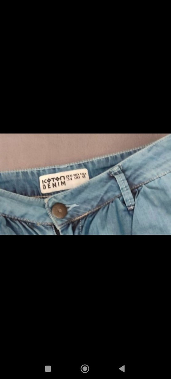 Koton Marka Kot Şort - Görsel 3