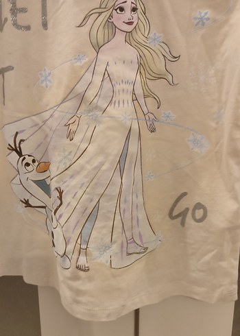 LC Waikiki Kız Çocuk Uzun Kollu Frozen Tişört - Görsel 4