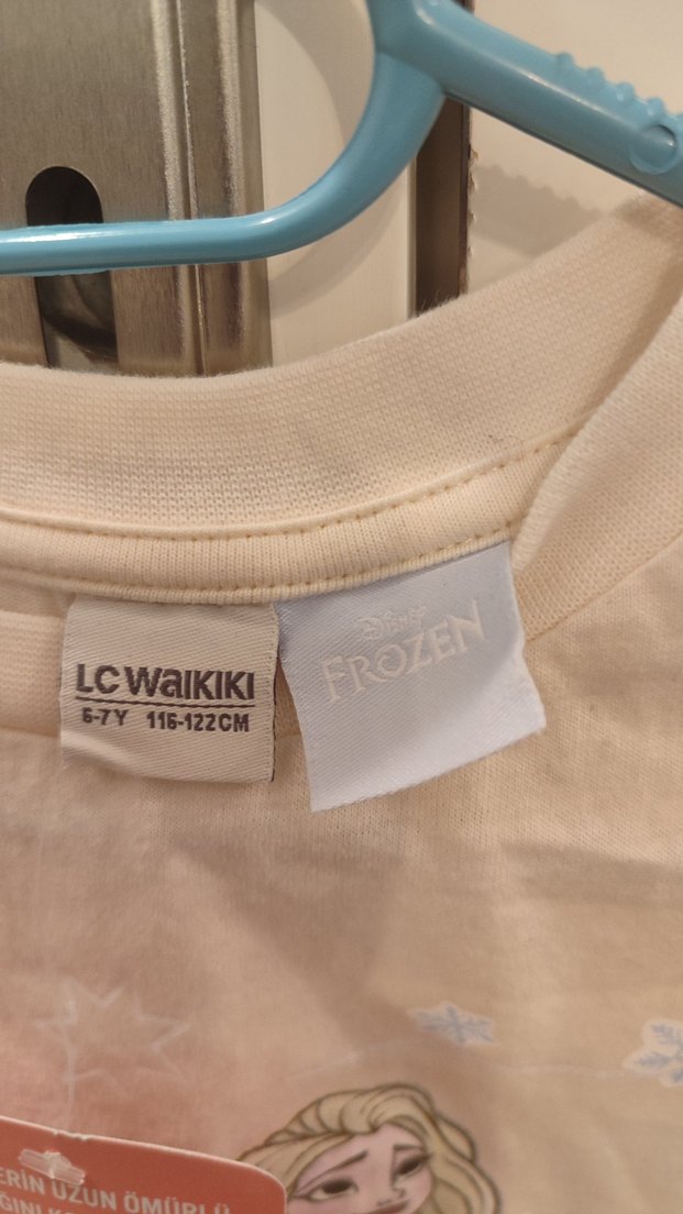 LC Waikiki Kız Çocuk Uzun Kollu Frozen Tişört - Görsel 5