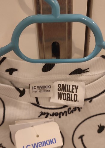 LC Waikiki Kız Çocuk Uzun Kollu Gülümseme Desenli Tişört - Görsel 2