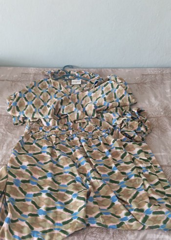 Rahat Kesim Mini Batik Desenli Hamile Pijama Takımı