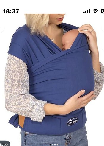 Mavi Bebek Kanguru Sling - Görsel 3