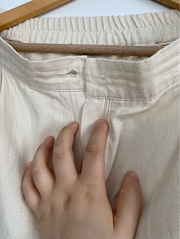 xl Beden Keten pantolon