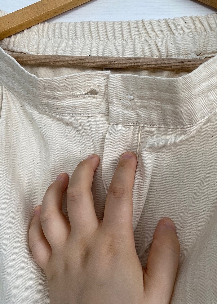 Keten pantolon - Görsel 3