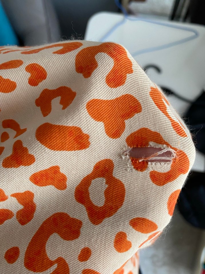 Turuncu Volanlı Bohem Midi Etek - Görsel 4