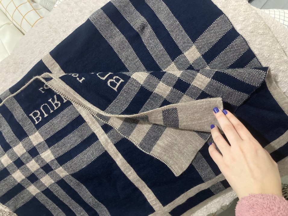 Kadın Gri Örgü Street Wear Atkı - Görsel 2