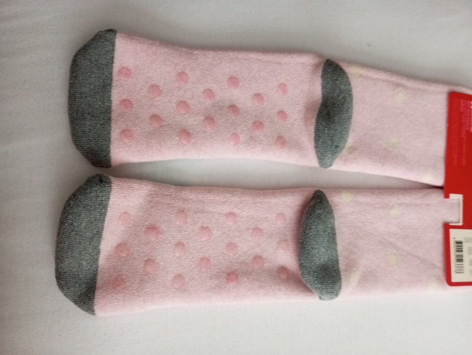 Pembe Kız Çocuk Ev Terliği Çorapları - Görsel 4