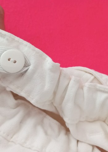 38 Beden beyaz Renk Beyaz Regular Fit Kadın Pantolon