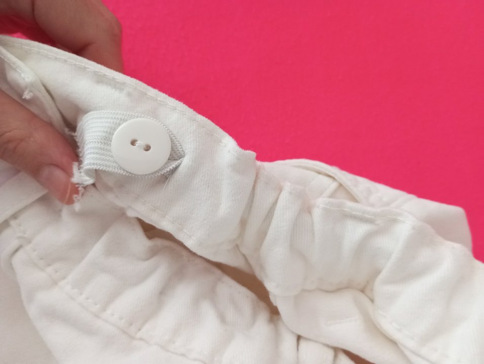 Beyaz Regular Fit Kadın Pantolon - Görsel 4