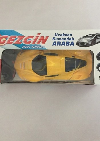 Sarı Uzaktan Kumandalı Oyuncak Araba
