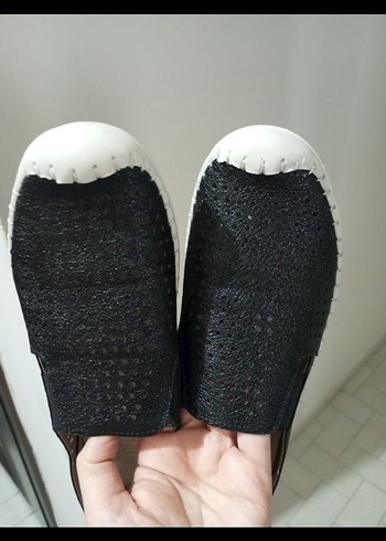 Siyah Kadın Dolgu Topuk Espadril - Görsel 8