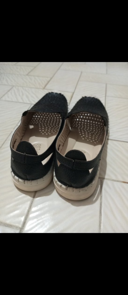 Siyah Kadın Dolgu Topuk Espadril - Görsel 5