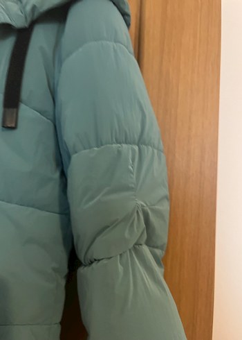 xl Beden mavi Renk Fermuarlı mavi Kadın Mont