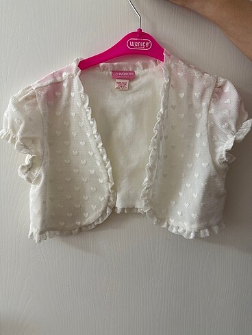 Beyaz Dantelli Bolero