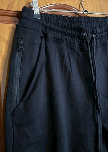 Siyah Kadın Fermuarlı Eşofman Takımı - Görsel 4