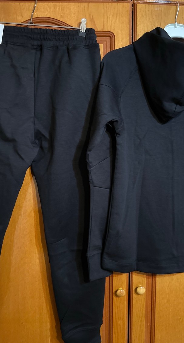 Siyah Kadın Fermuarlı Eşofman Takımı - Görsel 5