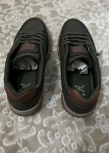 Kahverengi Bağcıklı Erkek Sneakers - Görsel 2