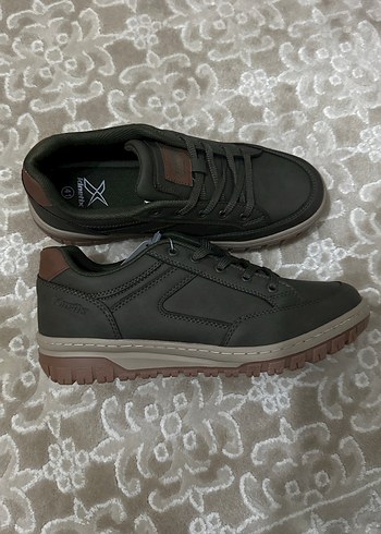 Kahverengi Bağcıklı Erkek Sneakers - Görsel 3