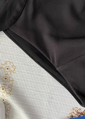 siyah midi boy elbise - Görsel 5