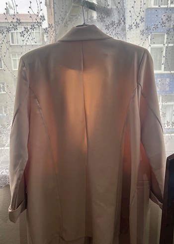 Bej Düğmeli Kadın Blazer Ceket - Görsel 2