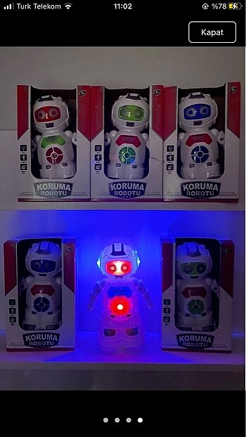  Beden Renk Oyuncak Robot