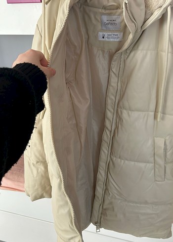 Krem Kadın Mont - Görsel 2