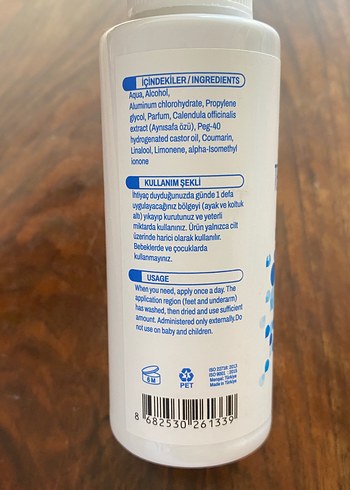  Beden Homm Life Ter Önleyici Sprey 100 ml