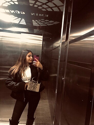 Zara Zara astar detaylı biker ceket