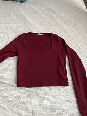 Kare yaka uzun kollu crop