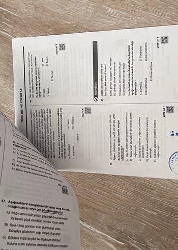Beden Renk Ünite ve Konulara Göre Soru Dağılımı Tablosu ve Çıkmış Sorular
