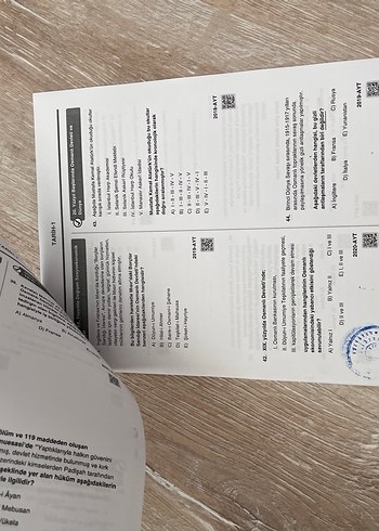 Ünite ve Konulara Göre Soru Dağılımı Tablosu ve Çıkmış Sorular