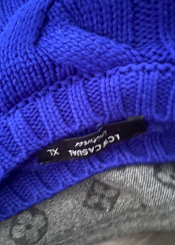 LC Waikiki Kadın Mavi Örgü Triko Kazak