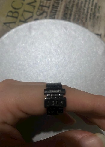 Swatch Siyah Swatch Yüzük
