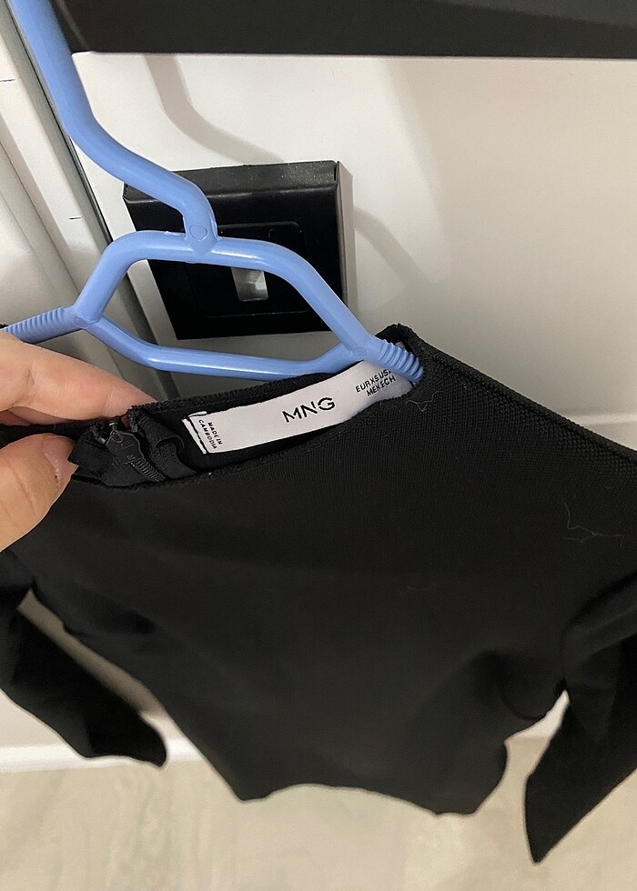 Mango dar siyah elbise - Görsel 2